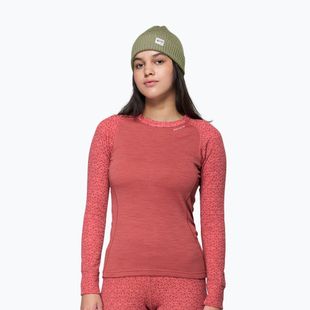 Felpa termica donna Devold Duo Active Merino 205 marsala