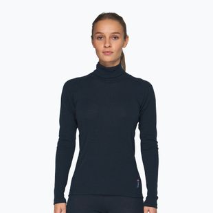 Felpa termica donna Devold Adventure Merino 190 High Neck ink