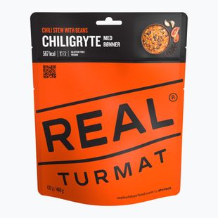Cibo liofilizzato Real Turmat Vegan Chili with Beans 132 g