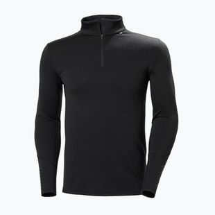 Felpa termica uomo Helly Hansen Lifa Merino Midweight 1/2 Zip black