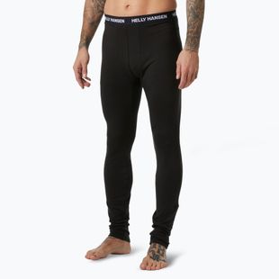 Pantaloni termici Helly Hansen Lifa Merino Midweight da uomo, nero