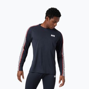 Maglia termica da uomo Helly Hansen Lifa Active Stripe Crew navy