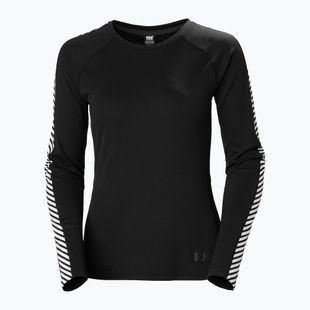 Maglia termica da donna Helly Hansen Lifa Active Stripe Crew black