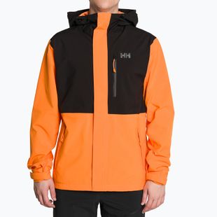 Giacca da pioggia Helly Hansen Juell Storm arancio papavero da uomo