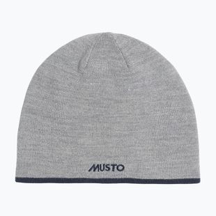 Musto Beanie reversibile grigio melange/marino