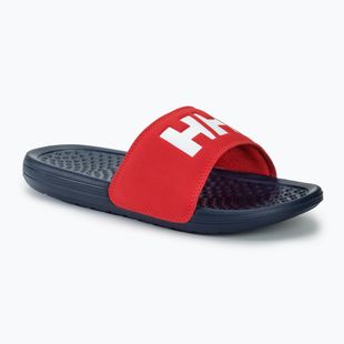 Helly Hansen H/H Slides da uomo infradito blu/rosso allerta