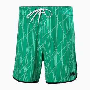 Pantaloncini da bagno Helly Hansen HP Curve Board 7" da uomo, verde brillante