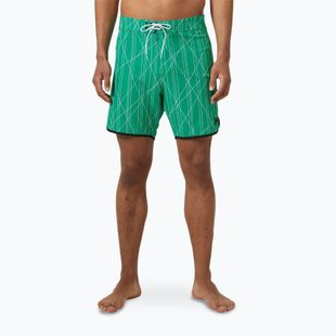 Pantaloncini da bagno Helly Hansen HP Curve Board 7" da uomo, verde brillante