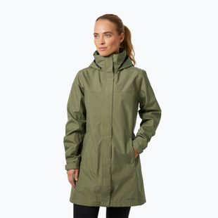 Helly Hansen cappotto lungo Aden da donna, verde lav, mackintosh