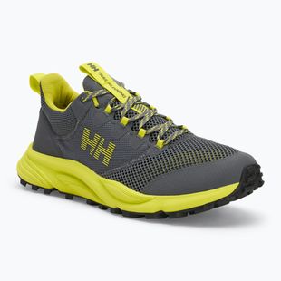 Helly Hansen Featherswift 2 Tr, scarpe da corsa da uomo, carbone e lime dolce