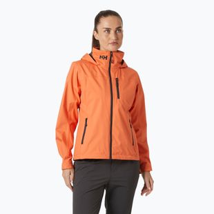 Giacca da vela donna Helly Hansen Crew Hooded 2.0 bonfire