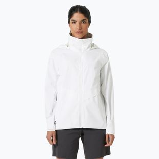 Giacca da vela donna Helly Hansen Hp Racing con cappuccio bianco