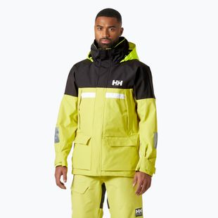 Giacca da vela da uomo Helly Hansen Pier 4.0 cyber lime