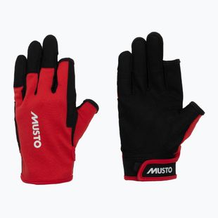 Musto Essential Sailing Dito lungo 2.0 Guanti da vela rosso vero