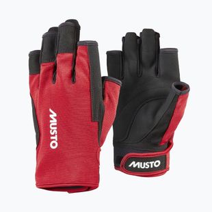 Musto Essential Sailing Dito corto 2.0 Guanti da vela rosso vero