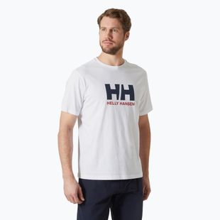 Maglietta Helly Hansen Logo 3.0 bianca da uomo