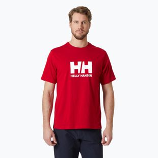 Maglietta Helly Hansen Logo 3.0 uomo rosso