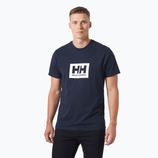 Maglietta Helly Hansen Box T 2.0 da uomo, navy