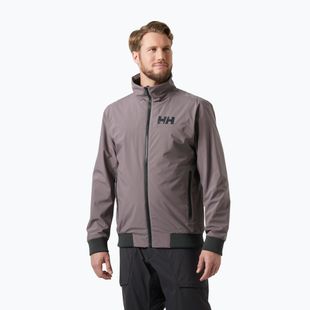 Giacca da vela Helly Hansen HP Racing Lifaloft Bomber uomo grigio passero