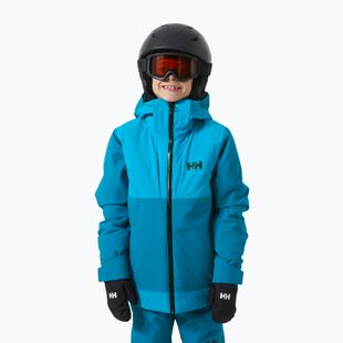 Giacca da sci Helly Hansen Alpha blu ceruleo per bambino