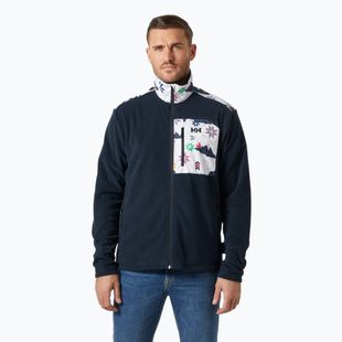 Helly Hansen Daybreaker Block felpa uomo navy cortina aop