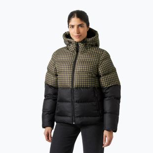 Piumino Helly Hansen donna Active Puffy seppia pied de poule aop