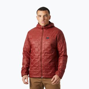 Giacca ibrida Helly Hansen Lifaloft Insulator da uomo con cappuccio mars red