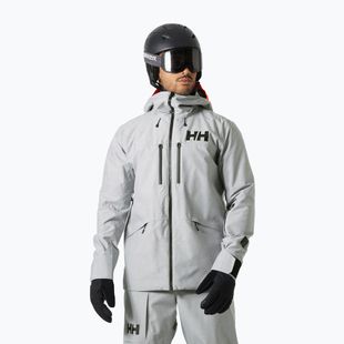 Giacca da sci da uomo Helly Hansen Garibaldi 2.0 grigio/melange