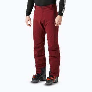 Pantaloni da sci da uomo Helly Hansen Alpha Lifaloft mars red