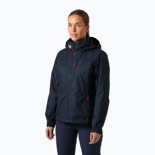 Giacca da vela da donna Helly Hansen Crew Hooded Pile navy