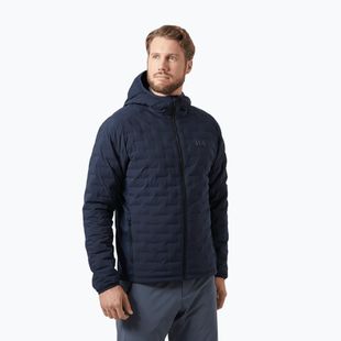 Giacca da vela da uomo Helly Hansen HP Hybrid Stretch Hooded Insulator navy