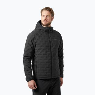 Giacca da vela da uomo Helly Hansen HP Hybrid Stretch Hooded Insulator ebano