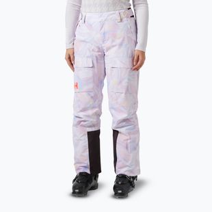 Pantaloni da sci da donna Helly Hansen Switch Cargo 2.0 riflessi aop