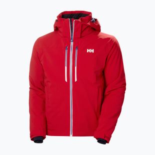 Giacca da sci da uomo Helly Hansen Alpha Lifaloft rosso