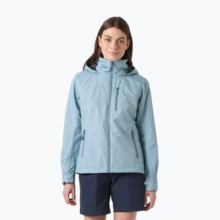 Giacca da vela da donna Helly Hansen Crew Hooded 2.0 windy blue