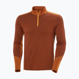 Felpa termica uomo Helly Hansen Lifa Merino Midweight 1/2 Zip iron oxide