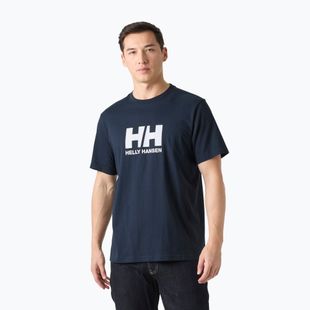 T-shirt da uomo Helly Hansen Logo 3.0 SS navy