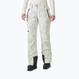 Pantaloni da sci da donna Helly Hansen Legendary Insulated cream new nordic aop