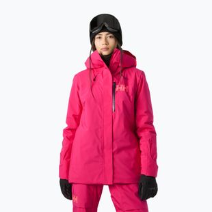 Giacca da sci da donna Helly Hansen Powshot cranberry
