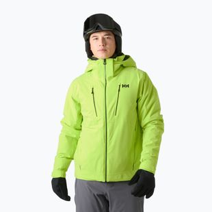Giacca da sci da uomo Helly Hansen Alpha 4.0 luminous green