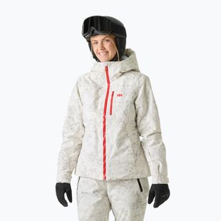Giacca da sci da donna Helly Hansen Valdisere 3.0 cream new nordic aop