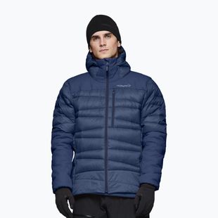 Piumino uomo NORRONA Falketind Down 750 Zip Hood indigo night