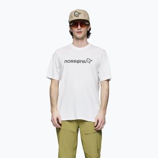 T-shirt da uomo NORRONA Cotton Viking pure white