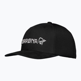 Cappellino con visiera NORRONA Flexfit 3D caviar black