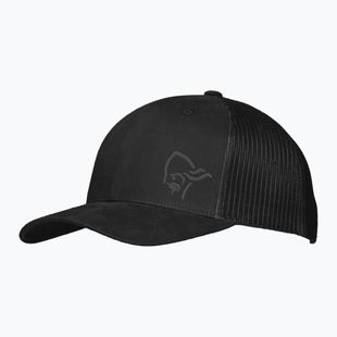Cappellino con visiera NORRONA Snap Back Trucker Mesh caviar black