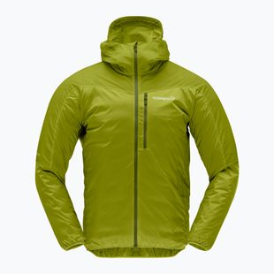 Giacca antivento da uomo NORRONA Faketind Aero60 Zip Hood golden lime