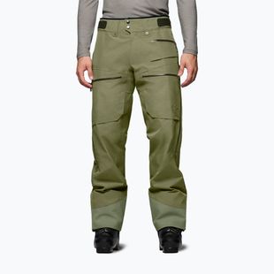 Pantaloni da sci da uomo Norrona Lofoten Gore-Tex Insulated deep lichen green