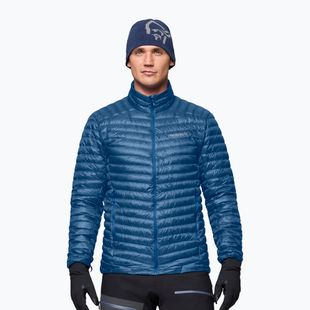 Piumino uomo NORRONA Trollveggen Down800 Super Light dark blue