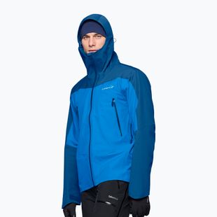 Giacca impermeabile da uomo NORRONA Falketind Gore-Tex brilliant blue/dark blue