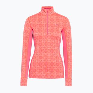 Felpa termica donna KARI TRAA Rose Half Zip bubblegum